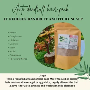 Anti Dandruff Hair Pack