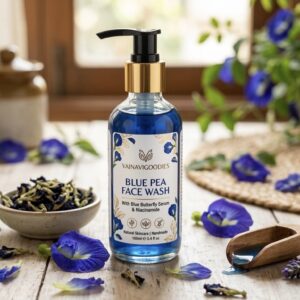 Blue pea face wash